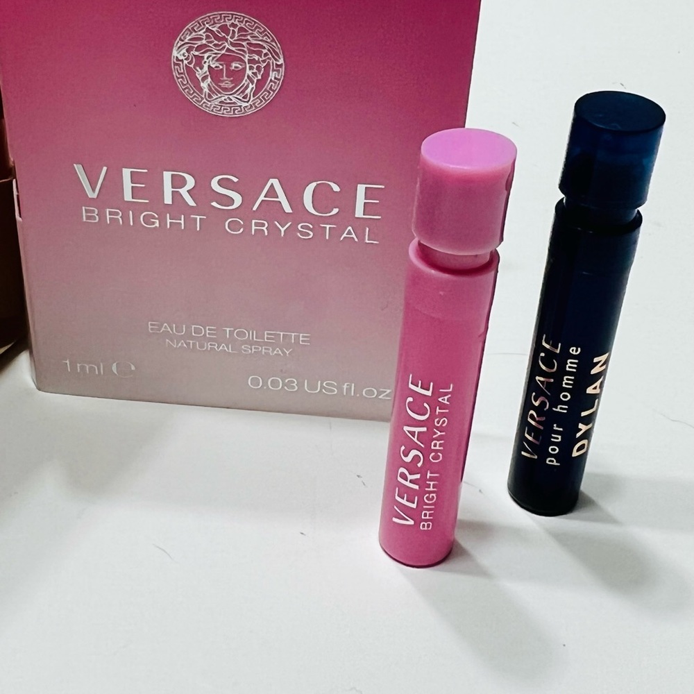 Versace Bright Crystal samples lot of 3
